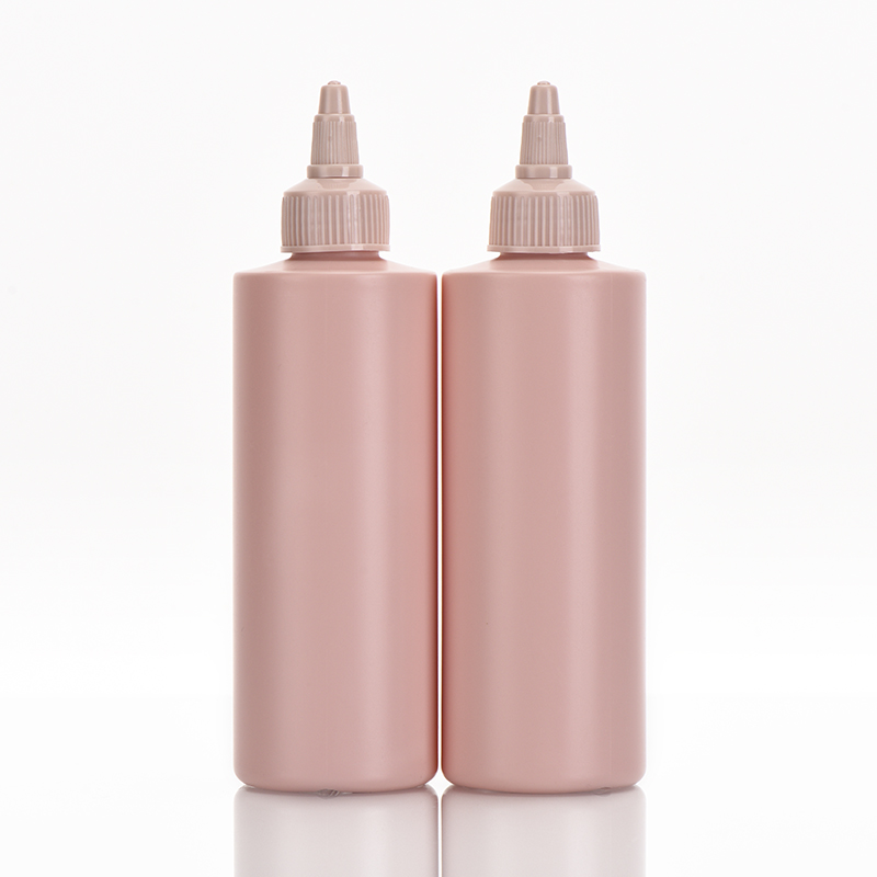 Empty Multi-color Eco Friendly Long Nozzle Screw Cap Cosmetic Serum Bottle 220ml