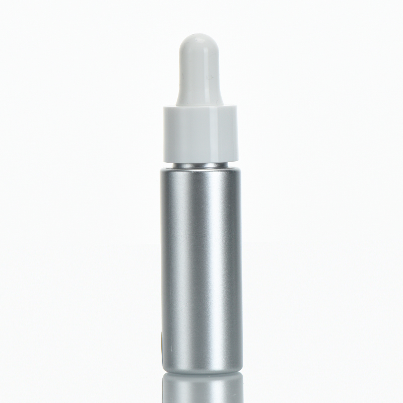 20ml Luxury Plastic Oil Dropper Bottle With Electroplating Packaging Cosmetics For Essential Oil