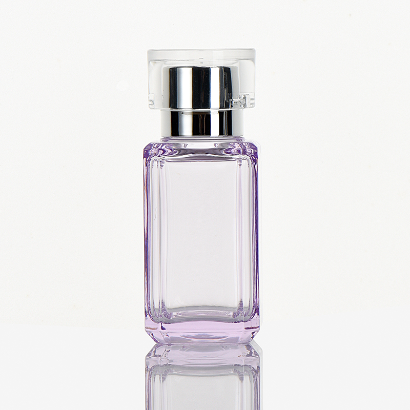 Luxury Square Bottle With Screw Cap Custom Color Used For Serum Products